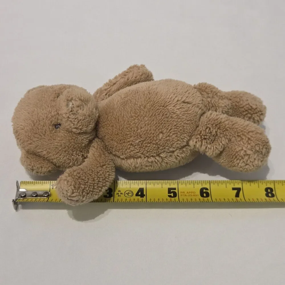 Carters Precious Firsts Plush Floppy Tan Brown Teddy Bear Stuffed Animal Toy 8